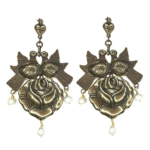 Tara Gasparian Adriana Earring Desert Rose Care Shop